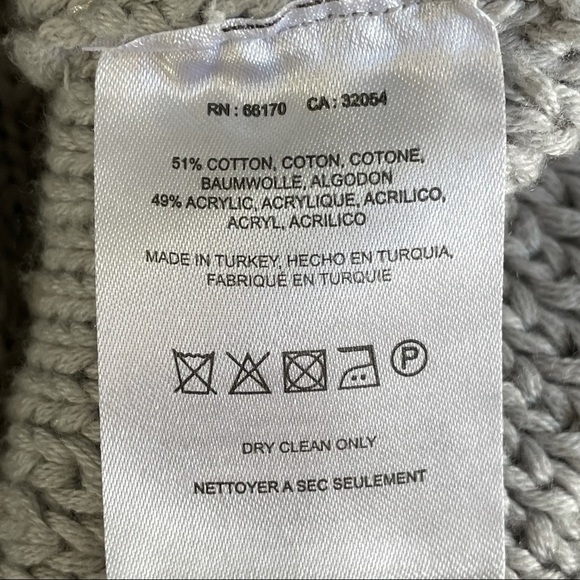 Anthropologie Moth Sana Knit Silver Metallic Sweater Tank - Picture 7 of 7